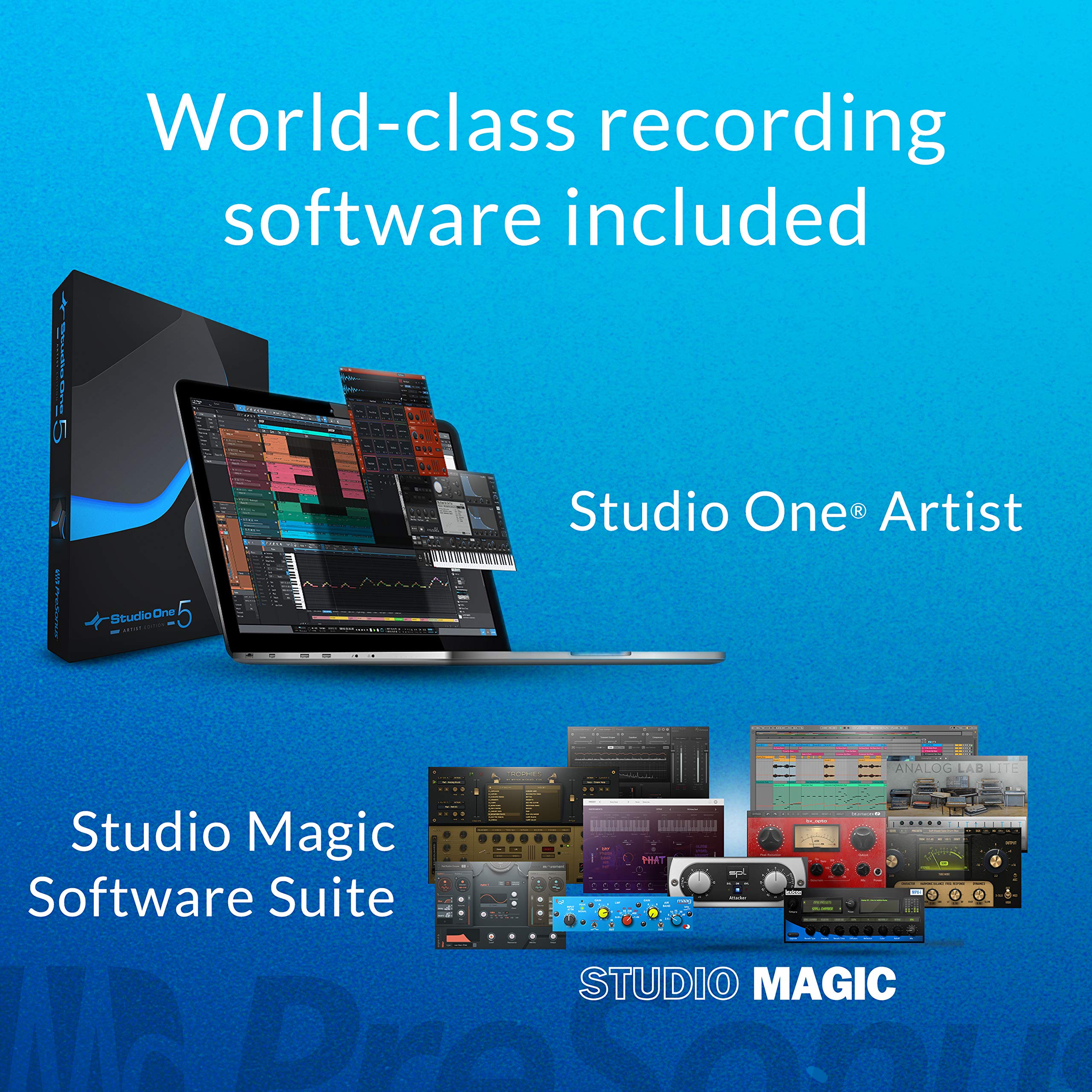 PreSonus AudioBox USB 96 Studio Ultimate Bundle - 25th Anniversary Edition with Studio One Pro Software - Image 3