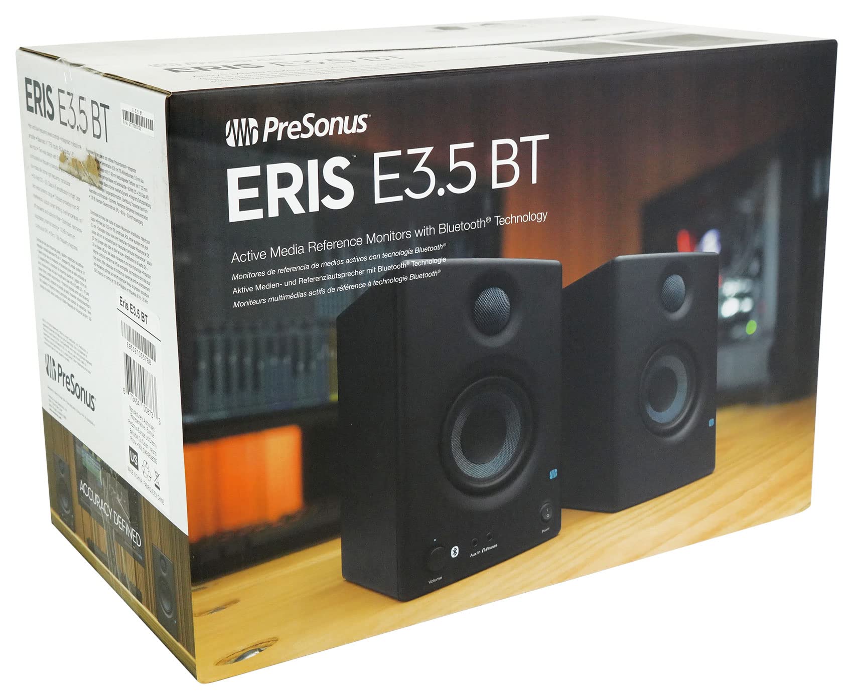 PreSonus Eris E3.5 BT-3.5" Near Field Studio Monitors with Bluetooth - Image 6