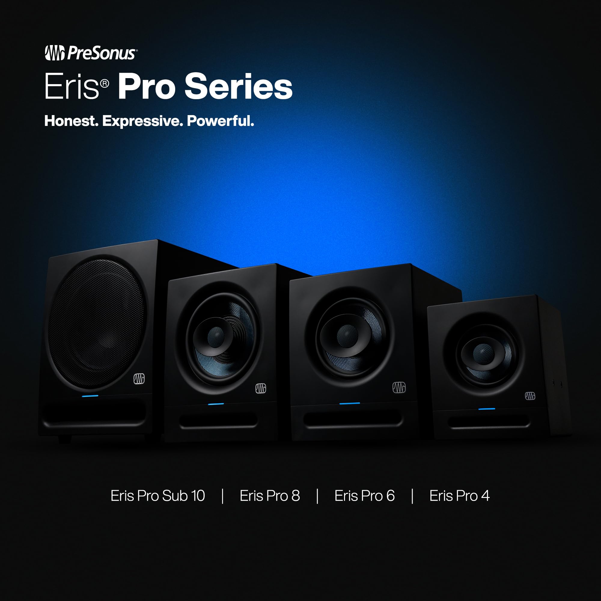 PreSonus Eris Pro 4 Studio Monitor — Bi-Amped, Active, 4.5-inch Coaxial Studio Monitor for Audio Recording & Mixing, Ceiling- & Wall-Mountable - Image 8